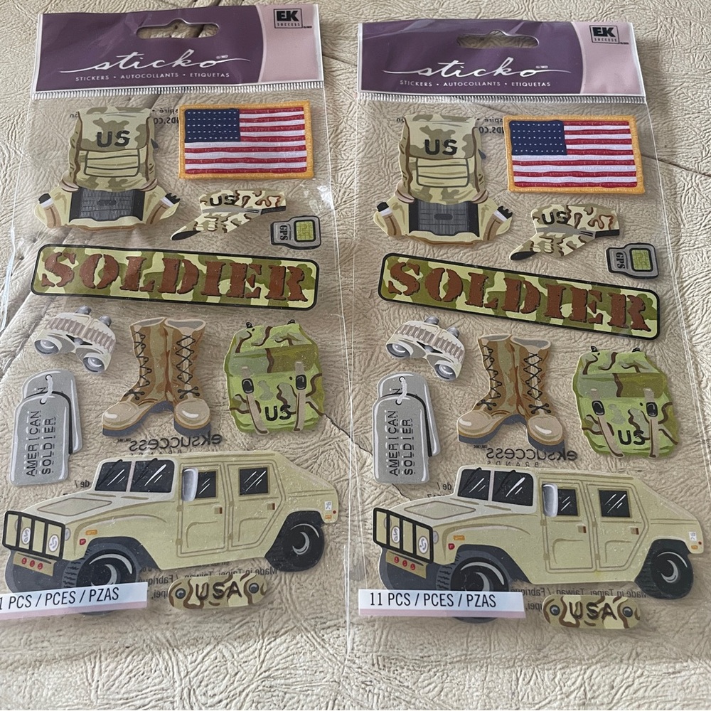 USArmy Scrapbook Stickers